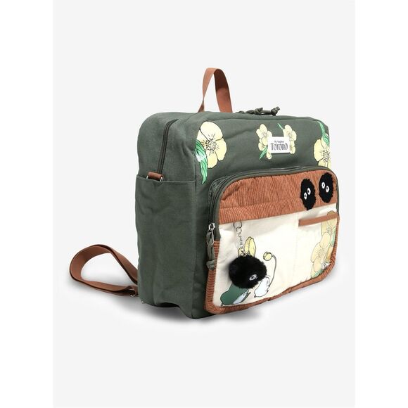 Studio Ghibli My Neighbor Totoro Soot Sprite Convertible Backpack - Picture 4 of 6